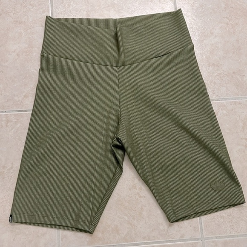 adidas Originals ribbed legging shorts